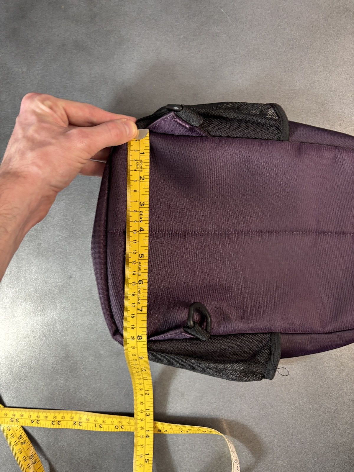 Vintage 2000s Vintage Nylon Crossbody Messenger Plum Purple Prada Size ONE SIZE - 10 Thumbnail