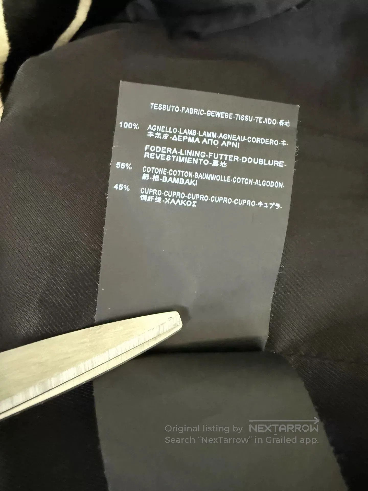 Saint Laurent Paris Saint Laurent Black Leather Jacket Zebra Collar. Size XS / US 0-2 / IT 36-38 - 8 Thumbnail