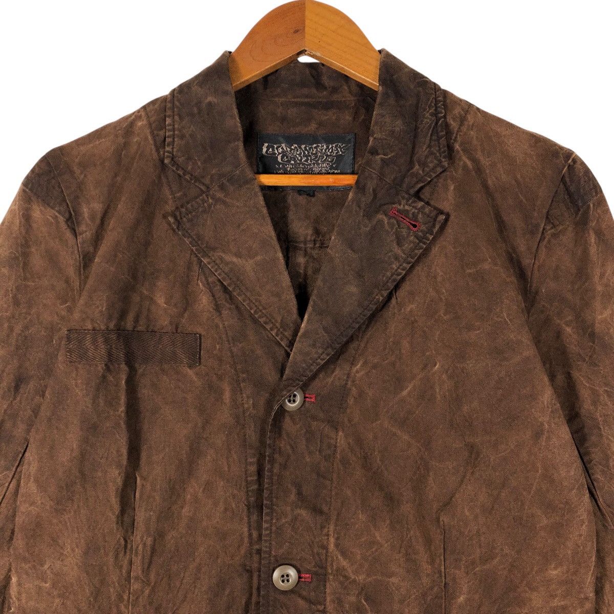 Japanese Brand × Vintage GOKURAKUCHO Culture Patina Look Blazer Jacket Size US M / EU 48-50 / 2 - 3 Thumbnail
