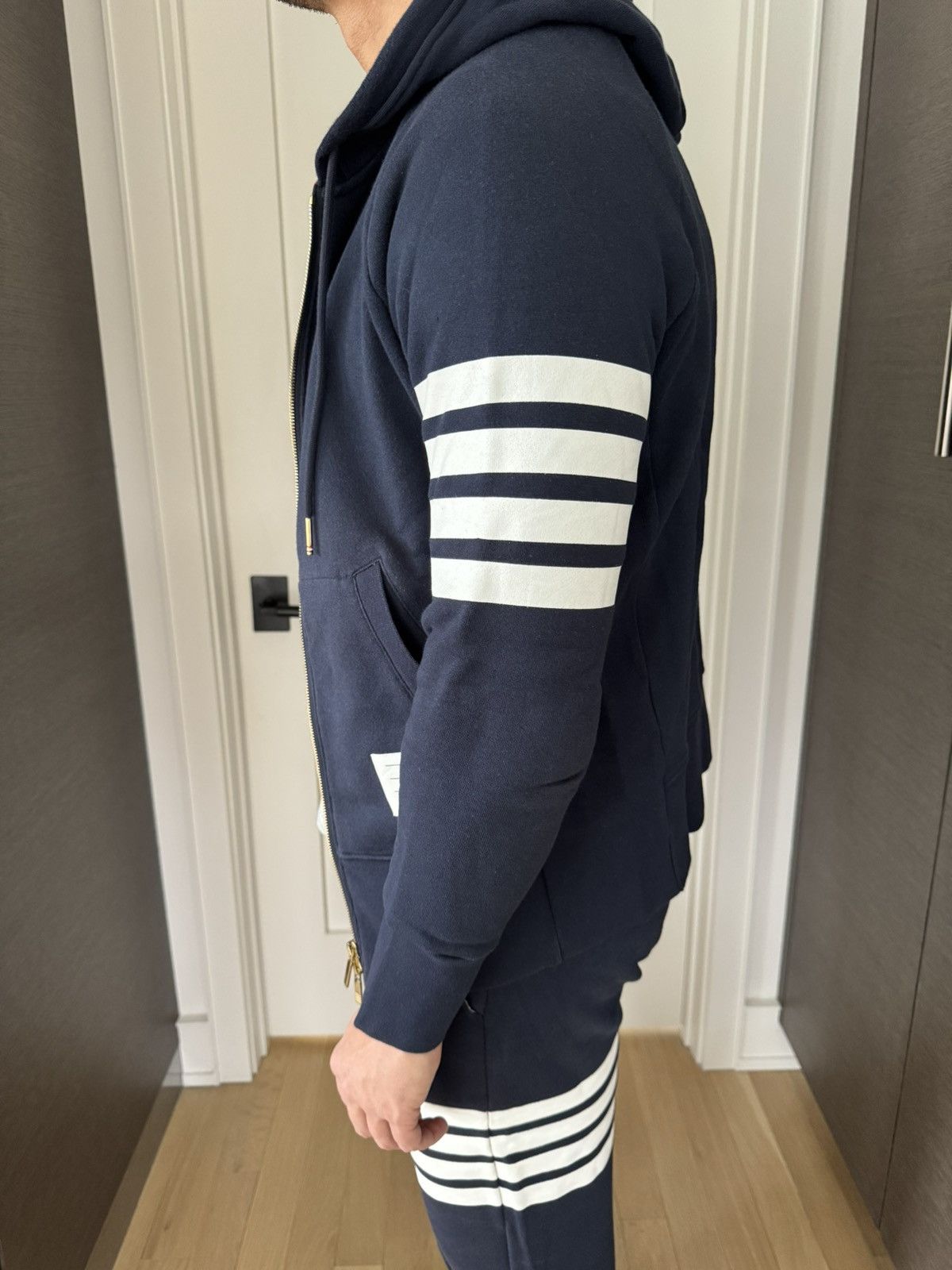 Thom Browne Navy classic hoodie Size US M / EU 48-50 / 2 - 15 Thumbnail