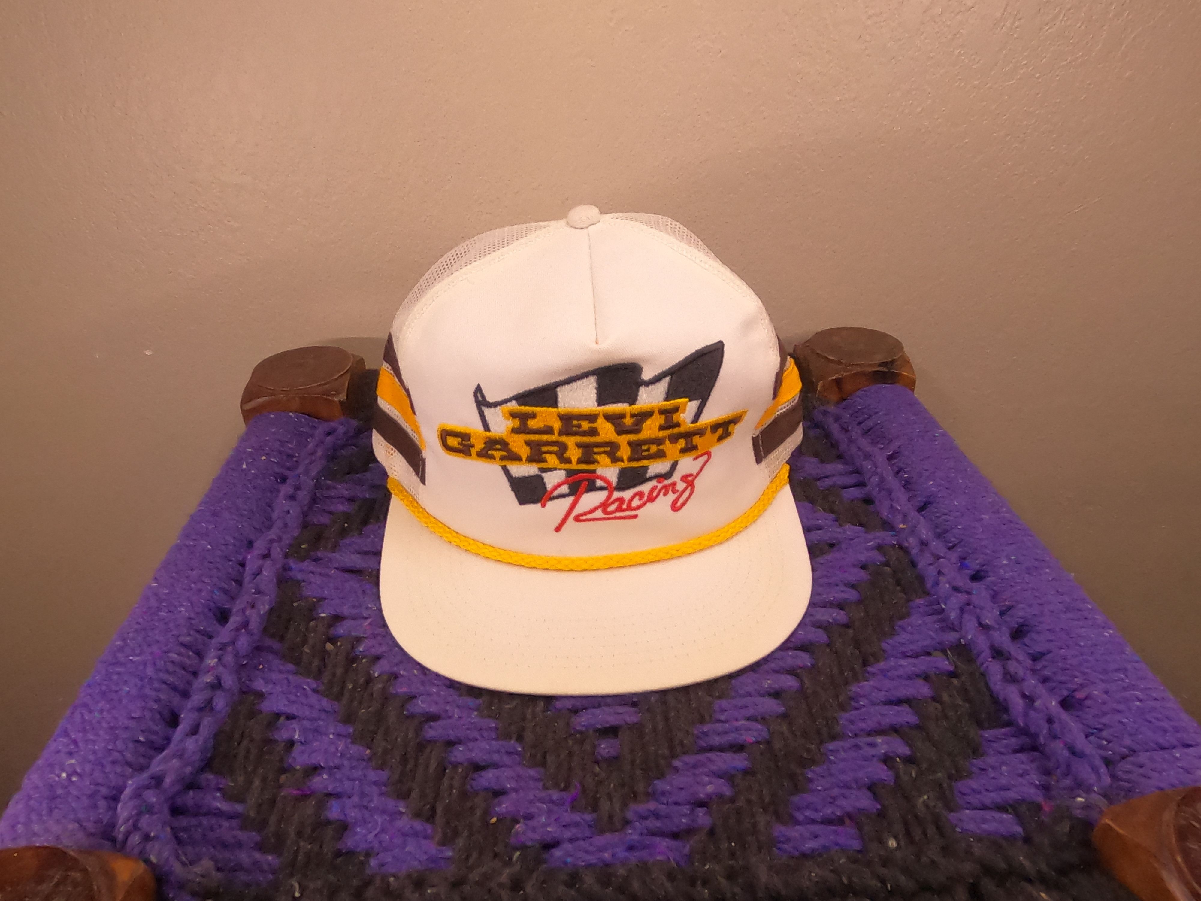 NASCAR LEVI GARRETT Nascar racing Trucker Hat K Products Size ONE SIZE - 2 Thumbnail