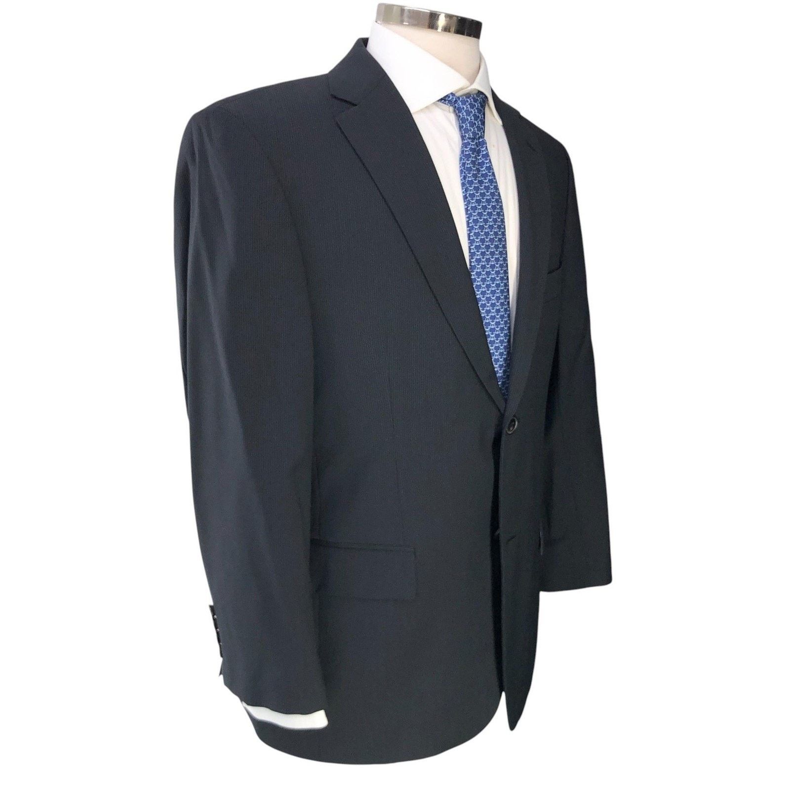 Hugo Boss Hugo Boss Sport Coat 38S Black Pinstripe Pasolini1/Movie1 Size 38S - 13 Thumbnail