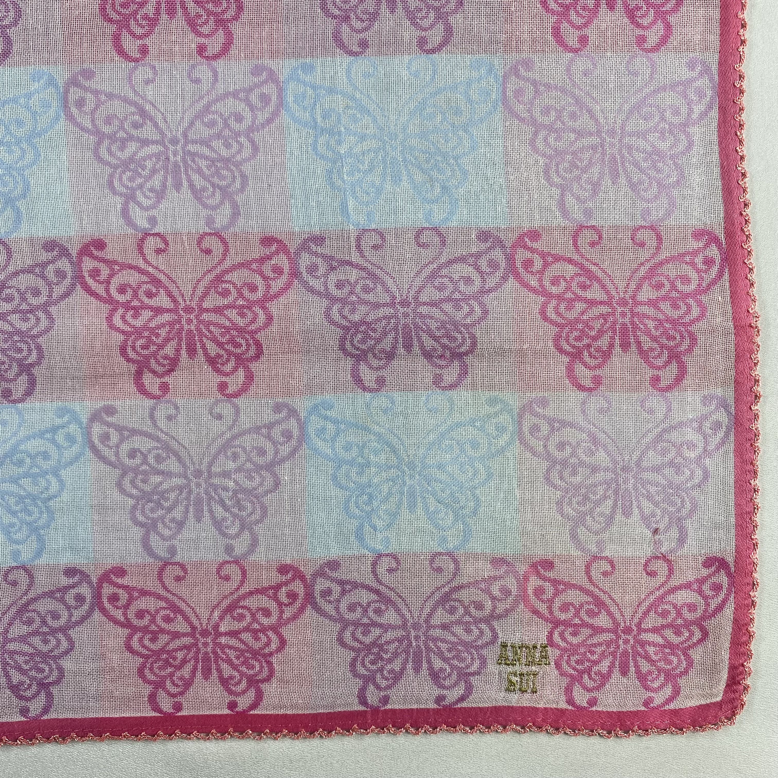 Vintage Anna Sui Bandana/ Handkerchief / Neckerchief-P1903 Size ONE SIZE - 3 Thumbnail