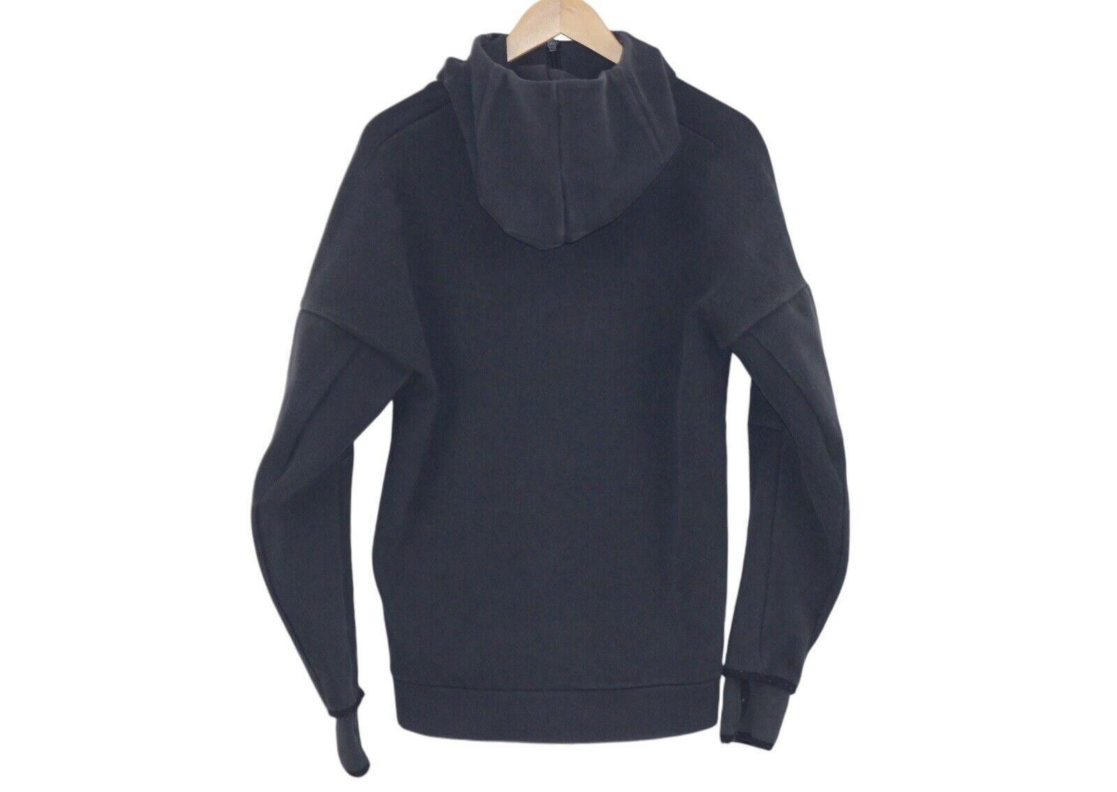 Adidas Adidas Black Gray Primeknit Full Zip Hoodie Men’s Sz L RARE Size US 34 / EU 50 - 2 Thumbnail