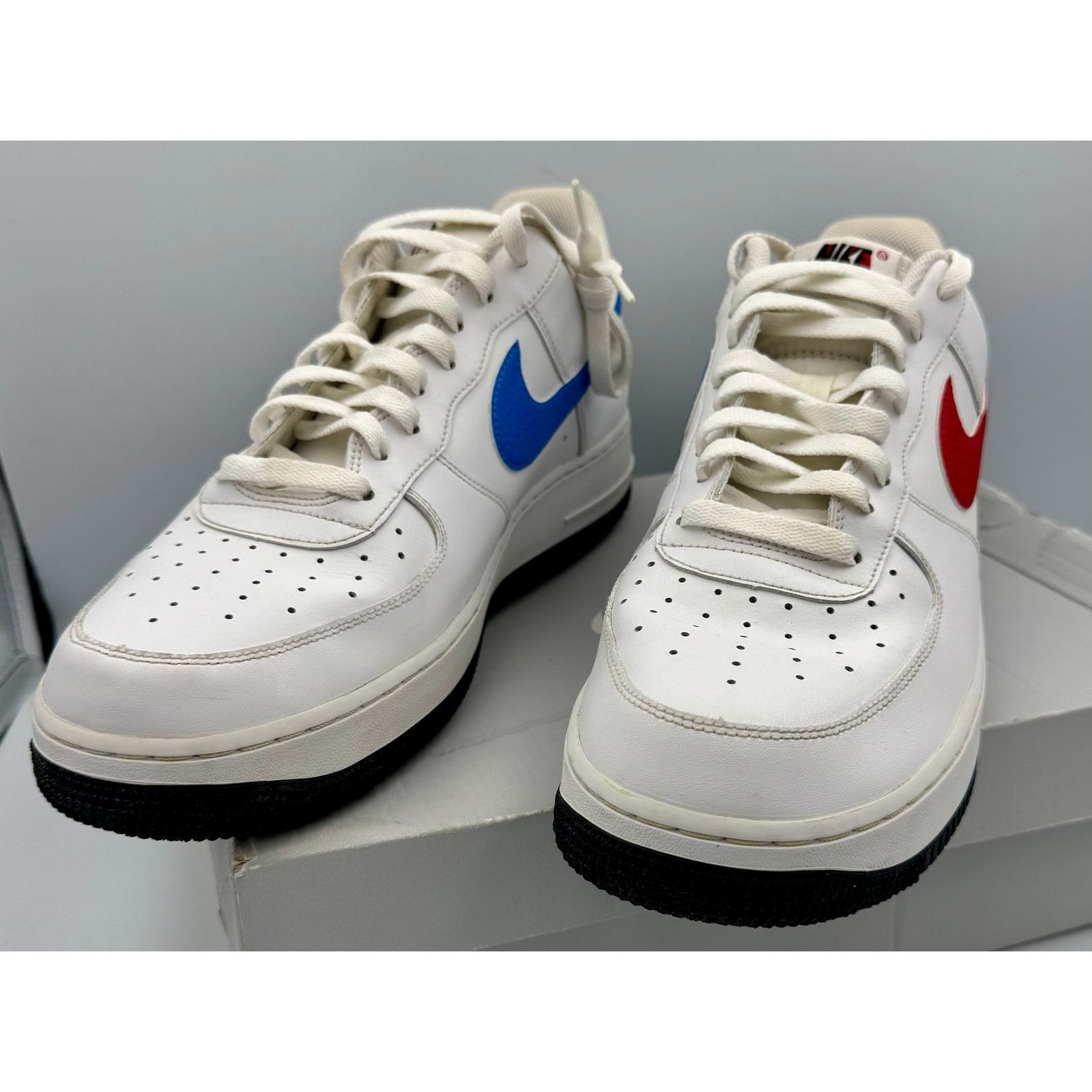 Nike Nike Air Force 1 Low White Red Blue Men's CT2816-100 - US12 Size US 12 / EU 45 - 9 Thumbnail