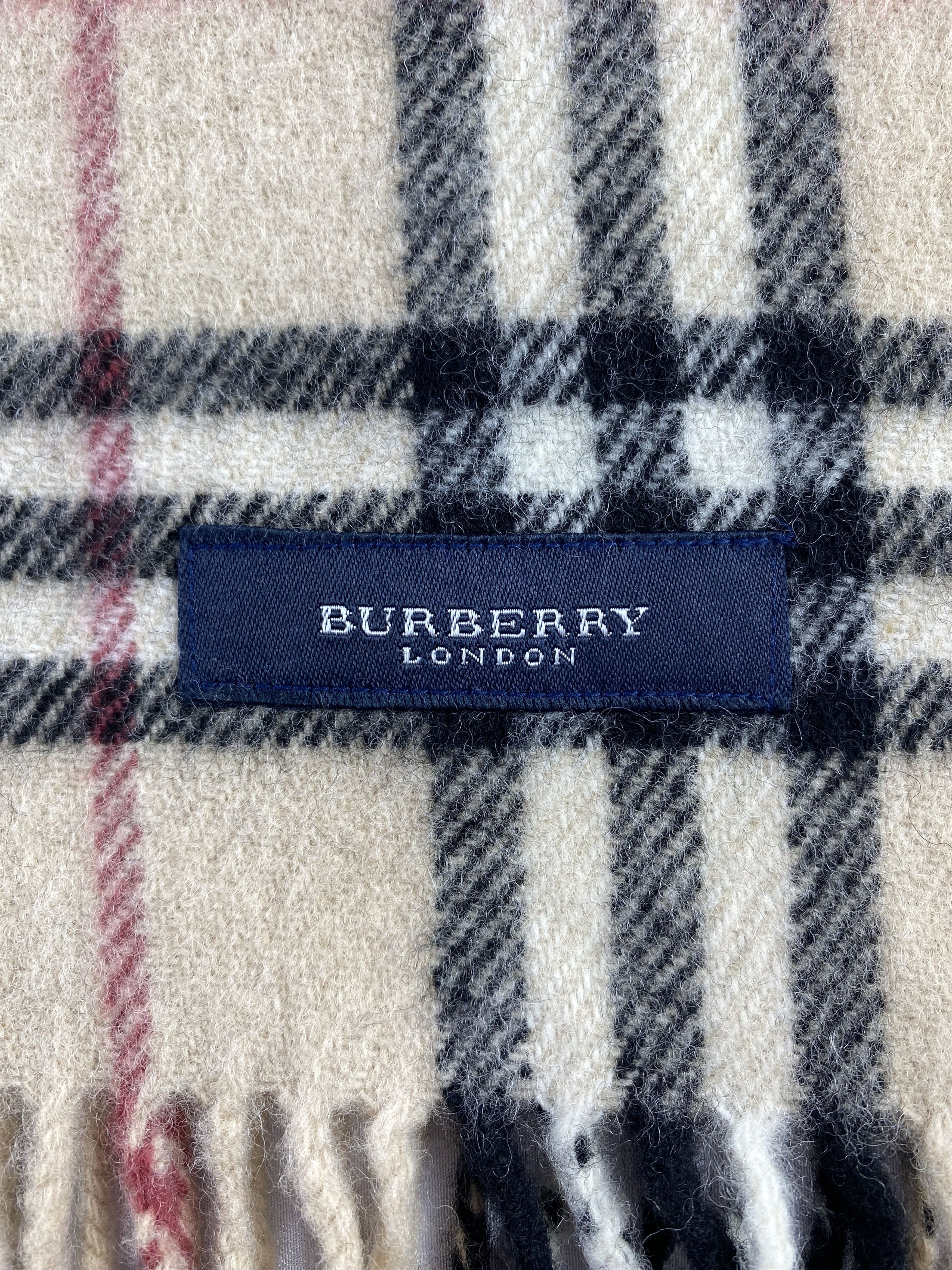 Burberry × Vintage Burberry Scarf / Muffler / Neckwear - WW1119 Size ONE SIZE - 4 Thumbnail