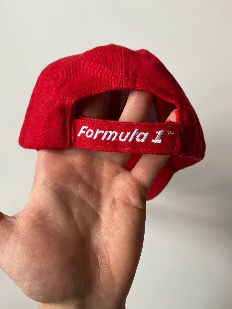 Formula 1 Vintage Formula 1 Red Cap Hat OS Size ONE SIZE - 3 Thumbnail