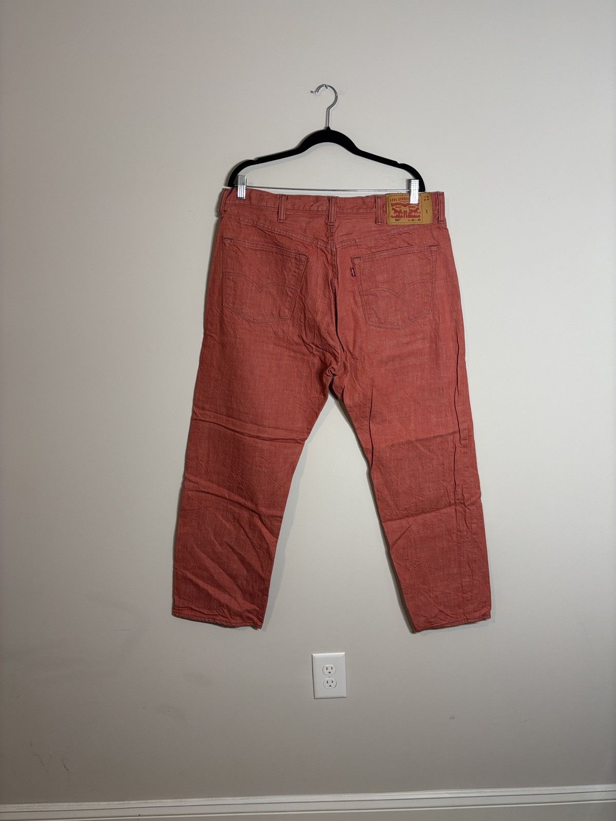 Levi's Levi’s 501 White Oak Cone Denim Jeans Red Size US 38 / EU 54 - 5 Thumbnail