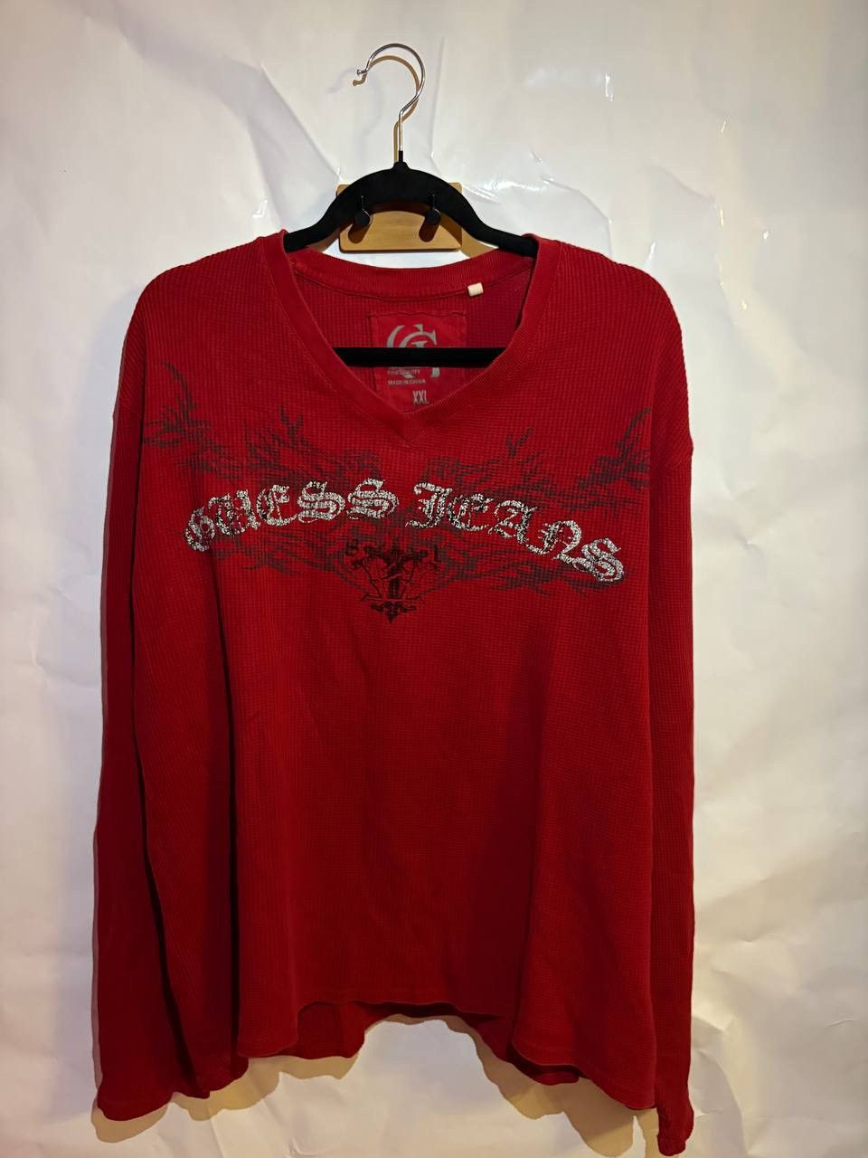 Guess Guess vintage opium rap long sleeve Size US XL / EU 56 / 4 - 1 Thumbnail