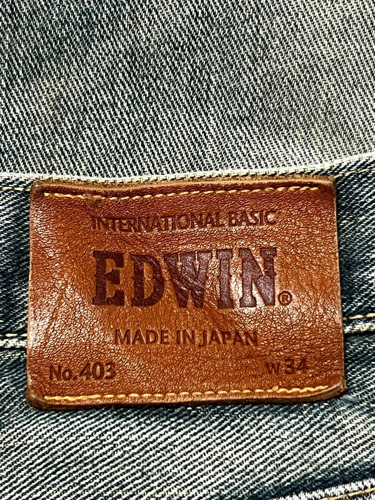Edwin Vintage Edwin 403 Japan Denim Jeans | Relaxed Straight | W35 Size US 35 - 11 Thumbnail