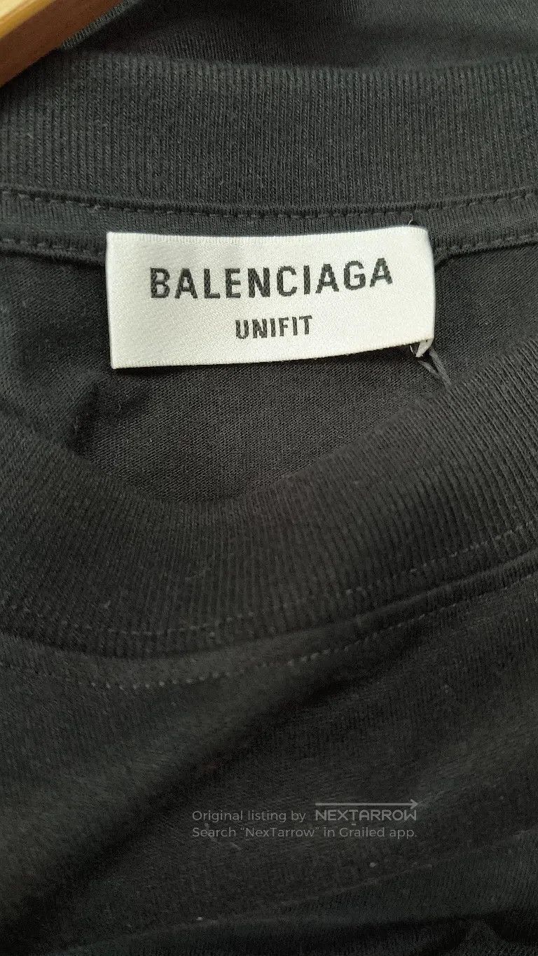 Balenciaga Balenciaga High-end custom black short sleeve T-shirt Size US M / EU 48-50 / 2 - 3 Thumbnail