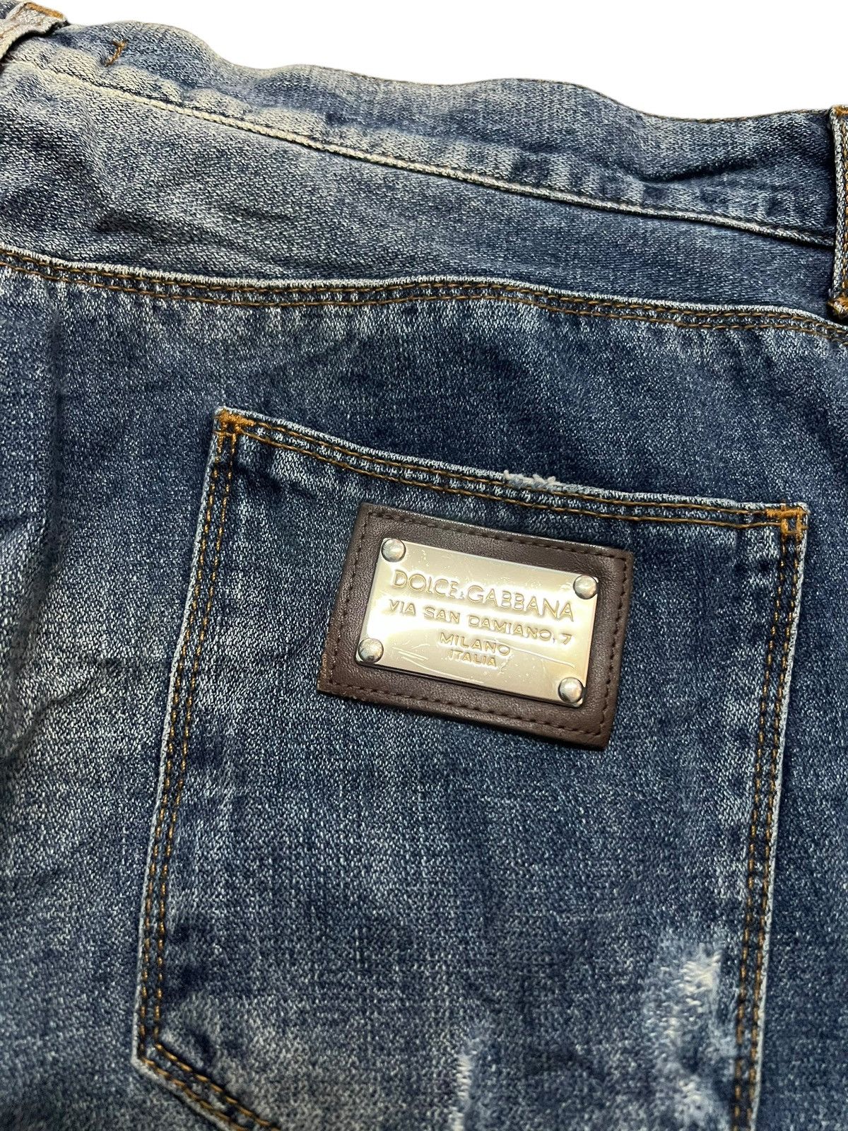 Dolce & Gabbana Dolce & Gabbana Distressed Mud Wash Jean Size US 36 / EU 52 - 15 Thumbnail