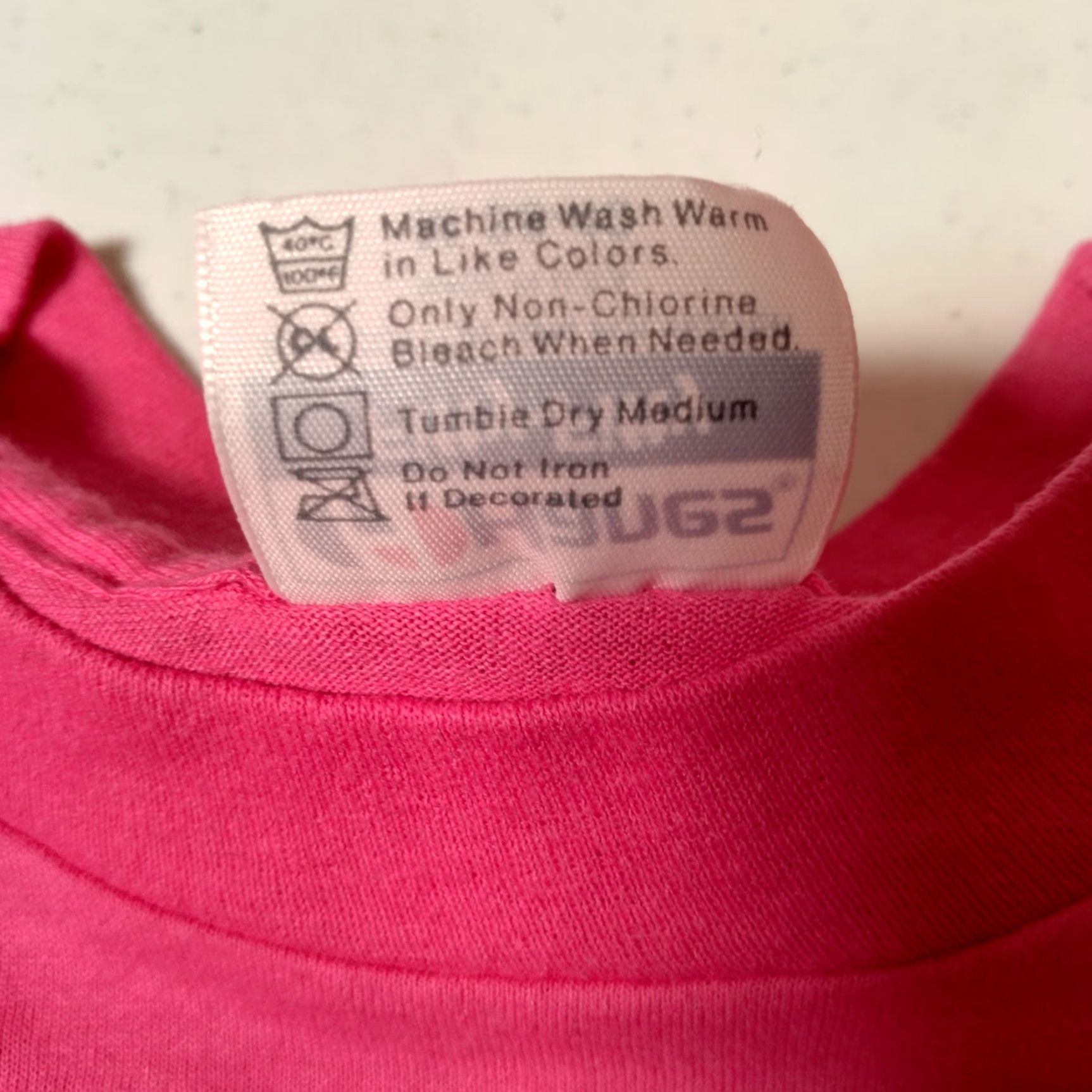 Hanes VINTAGE Hanes Cotton Blend Cropped T-Shirt Women M Pink Virginia Beach Beachy Seashell Graphic Short Sleeve Crew Neck Fall Spring Summer Size M / US 6-8 / IT 42-44 - 7 Thumbnail