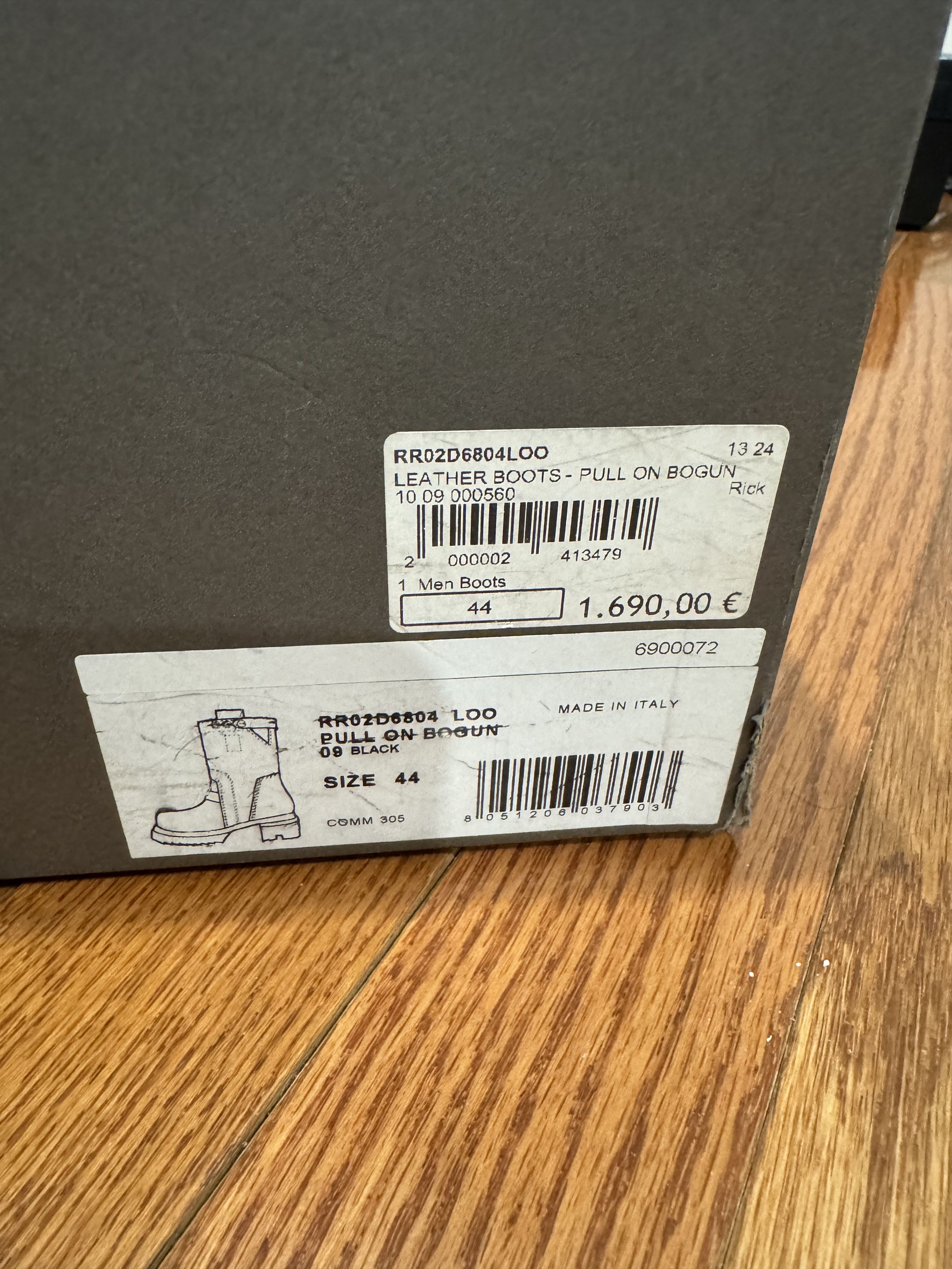 Rick Owens Rick Owens 24AW Porterville Bogun Pull On Boots Size US 11 / EU 44 - 6 Thumbnail
