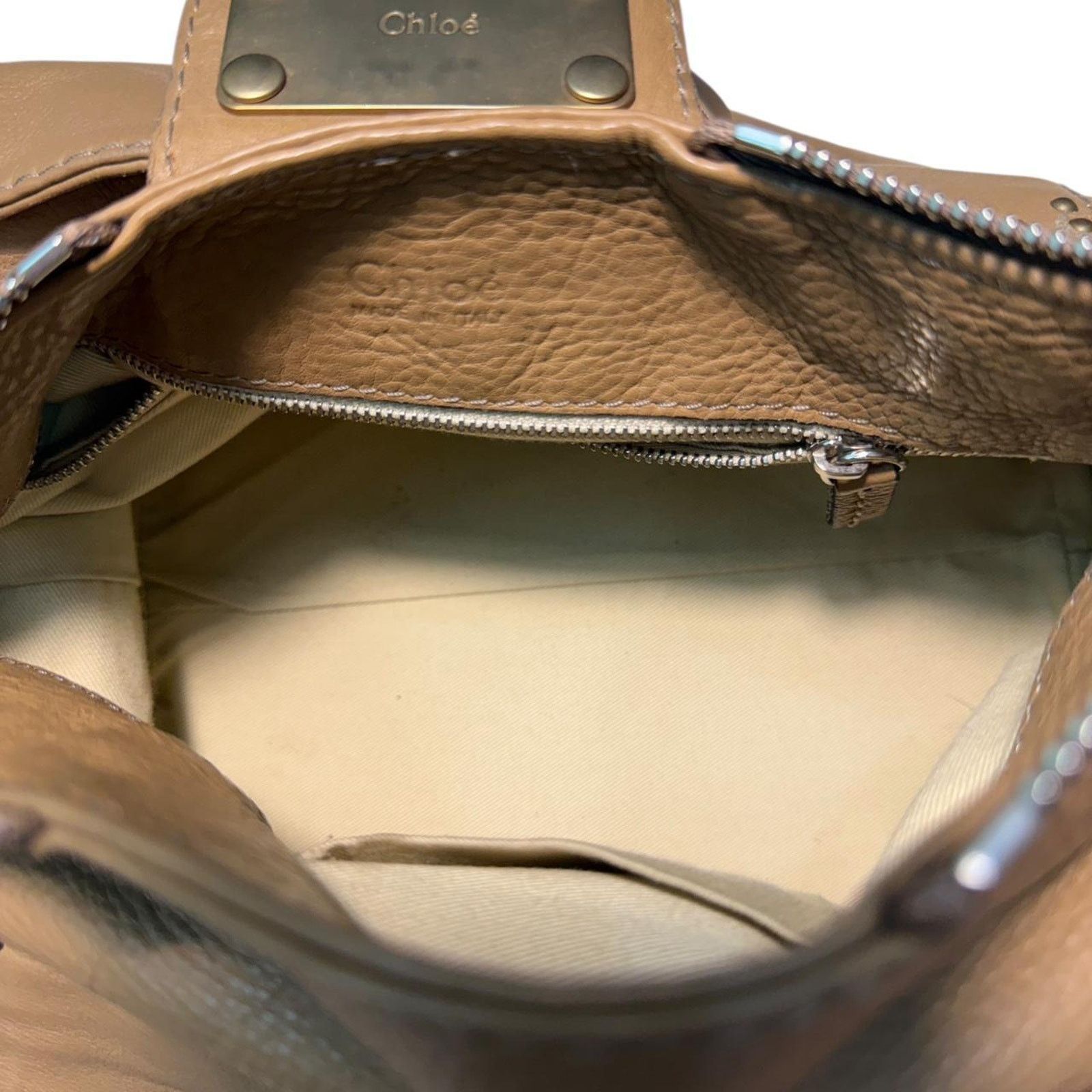 Chloe Chloe Paddington Brown Leather Shoulder Bag Y2K Size ONE SIZE - 7 Thumbnail
