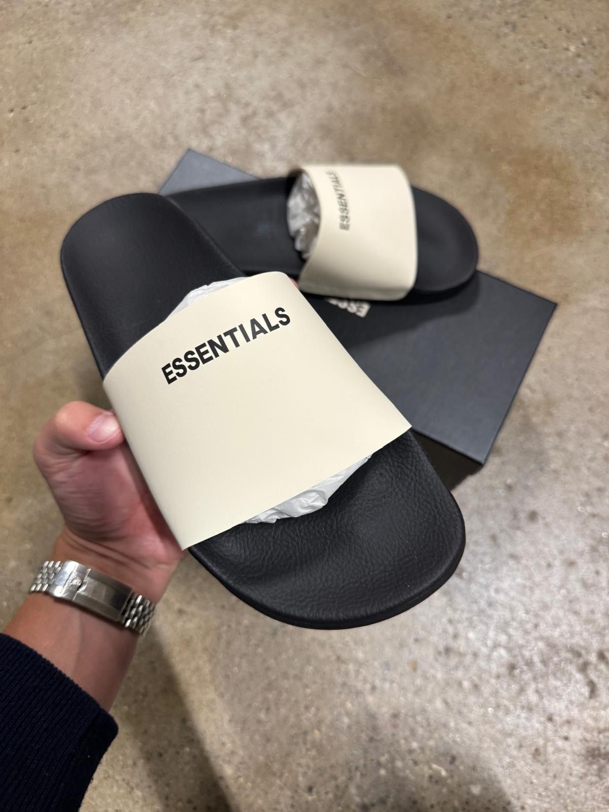 Essentials Fear of God Essentials Rubber Slides NEW Size US 7 / EU 40 - 2 Thumbnail
