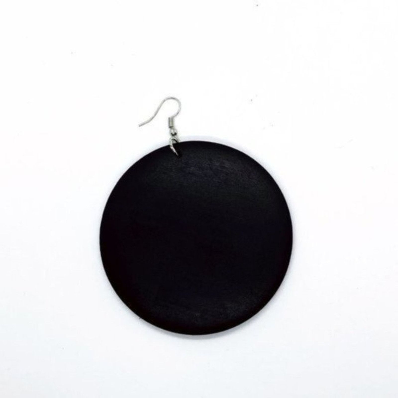 Other NWT Black Wood Circle Dangle Earrings Size ONE SIZE - 2 Thumbnail