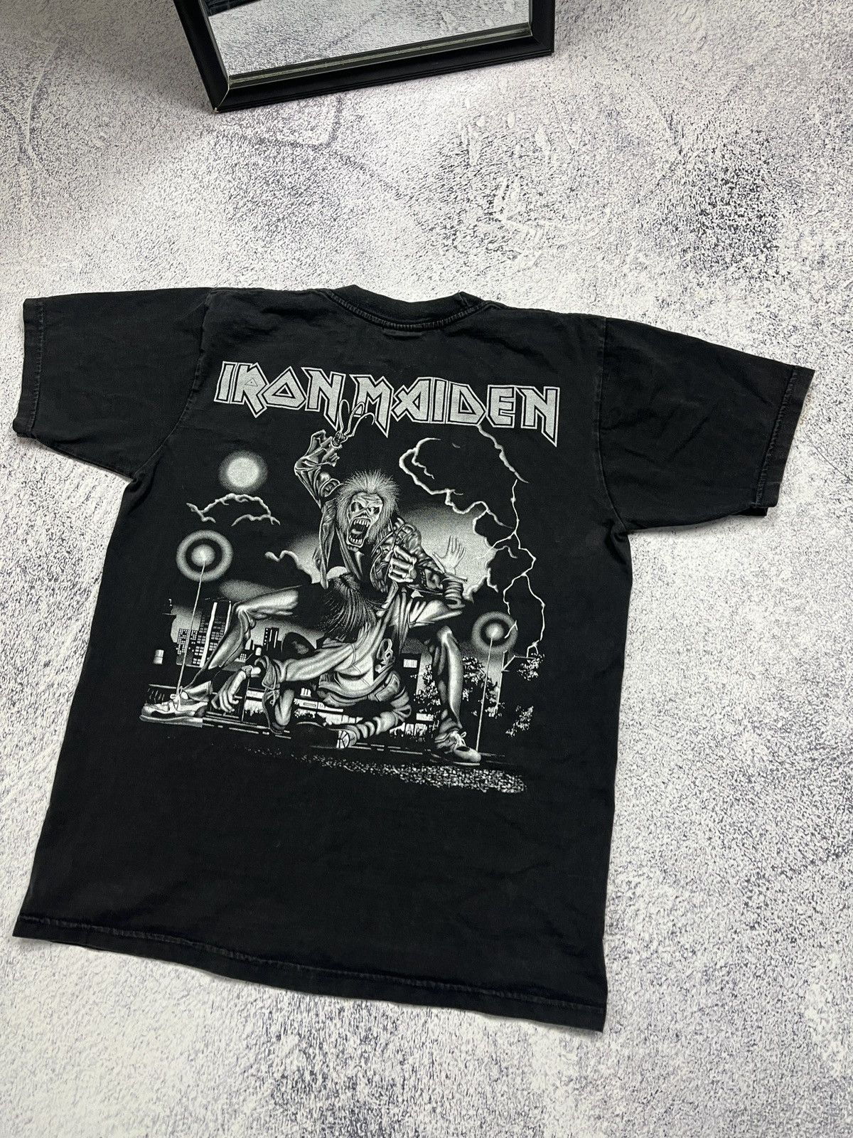 Iron Maiden Iron maiden No Prayer On The Road Tour Rock Metal T Shirt Size US M / EU 48-50 / 2 - 9 Thumbnail