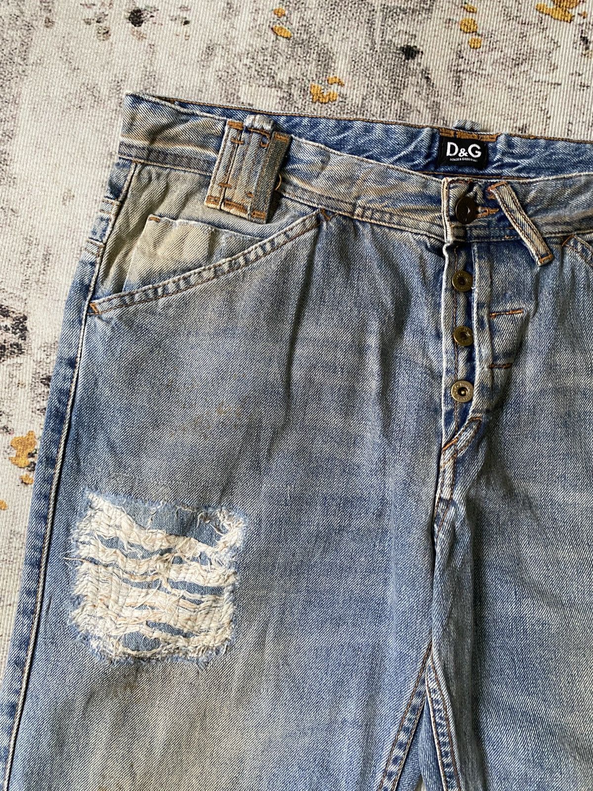 Dolce & Gabbana Dolce & Gabbana Distressed Rusty Denim Size US 34 / EU 50 - 10 Thumbnail