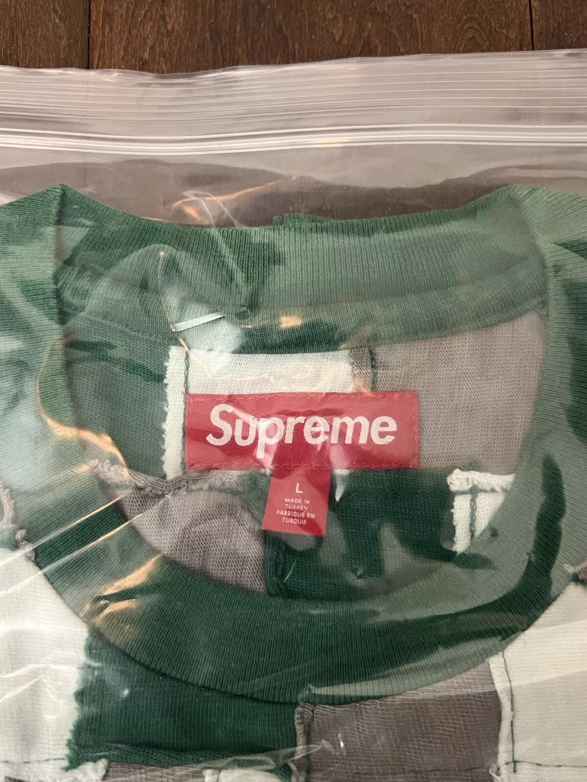 Supreme Supreme FW24 Patchwork Yoke Football Top Green Size L New Size US L / EU 52-54 / 3 - 3 Thumbnail