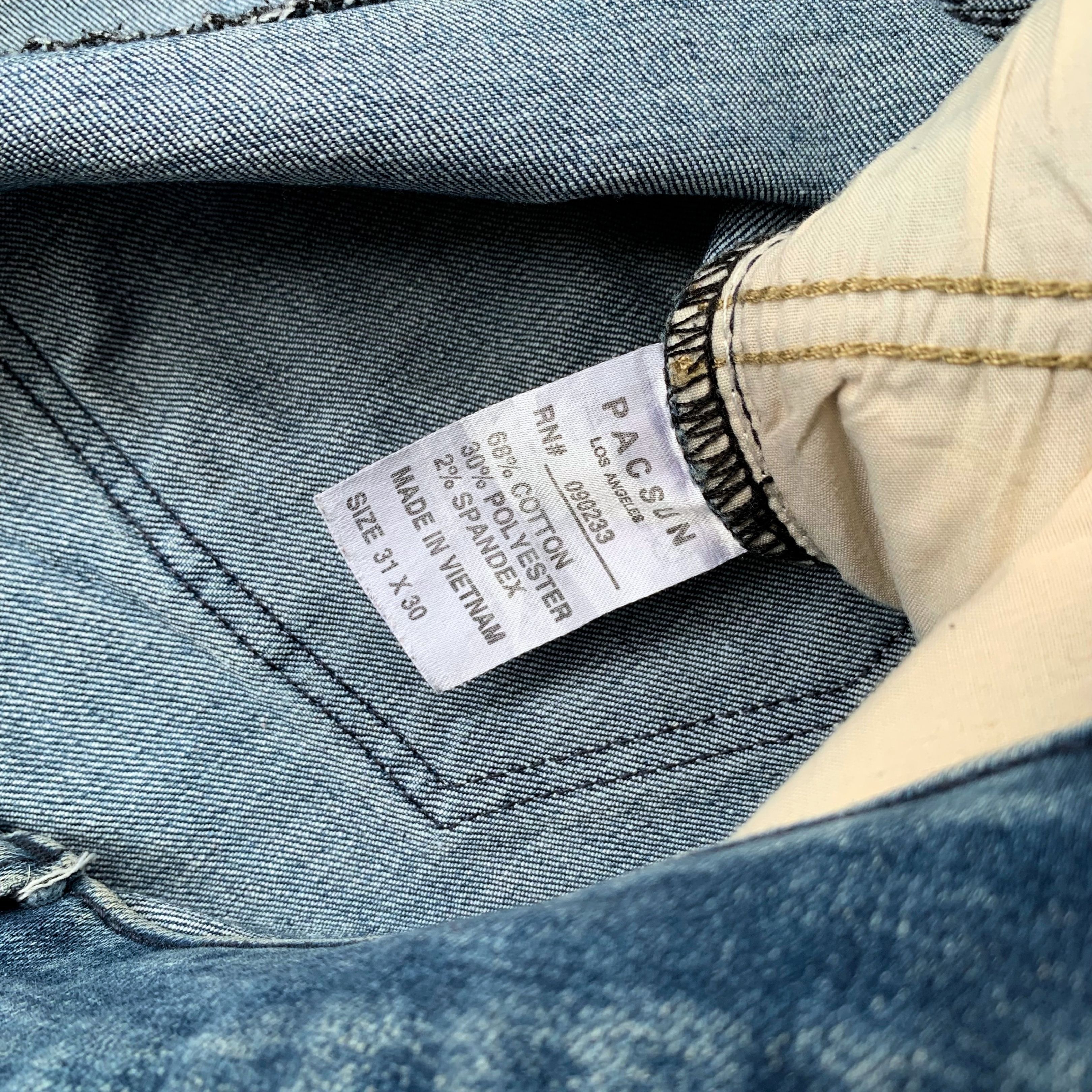 Pacsun Pacsun Los Angeles Skinny Fit Active Stretch Denim Pants Size US 29 - 3 Thumbnail