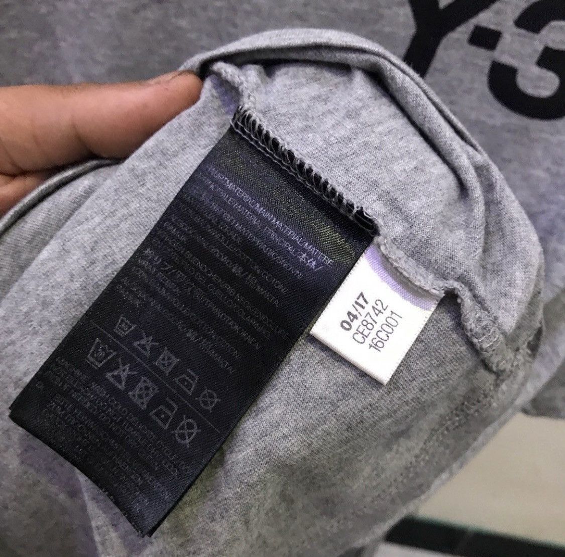 Adidas Tee Adidas Yohji Yamamoto Y-3 Logo Size US M / EU 48-50 / 2 - 4 Thumbnail