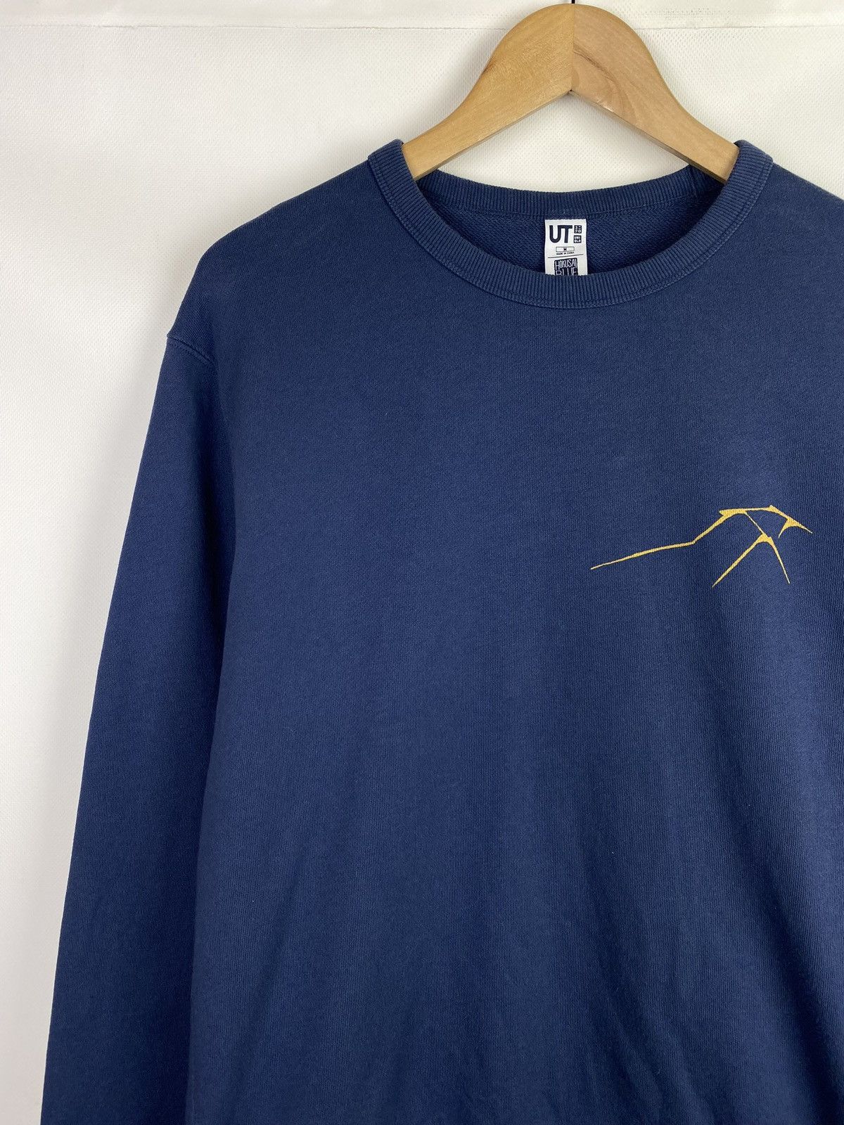 Japanese Brand × Uniqlo Uniqlo Hokusai Blue Japanese style sweatshirt pullover Size US M / EU 48-50 / 2 - 4 Thumbnail