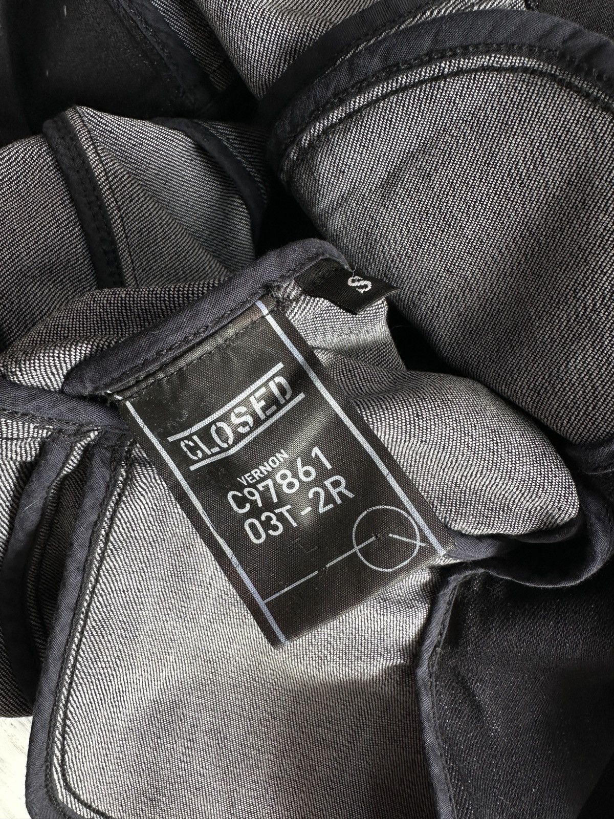 CLOSED CLOSED Black Denim Drummer Jacket Military Napoleon Blazer Size S / US 4 / IT 40 - 7 Thumbnail