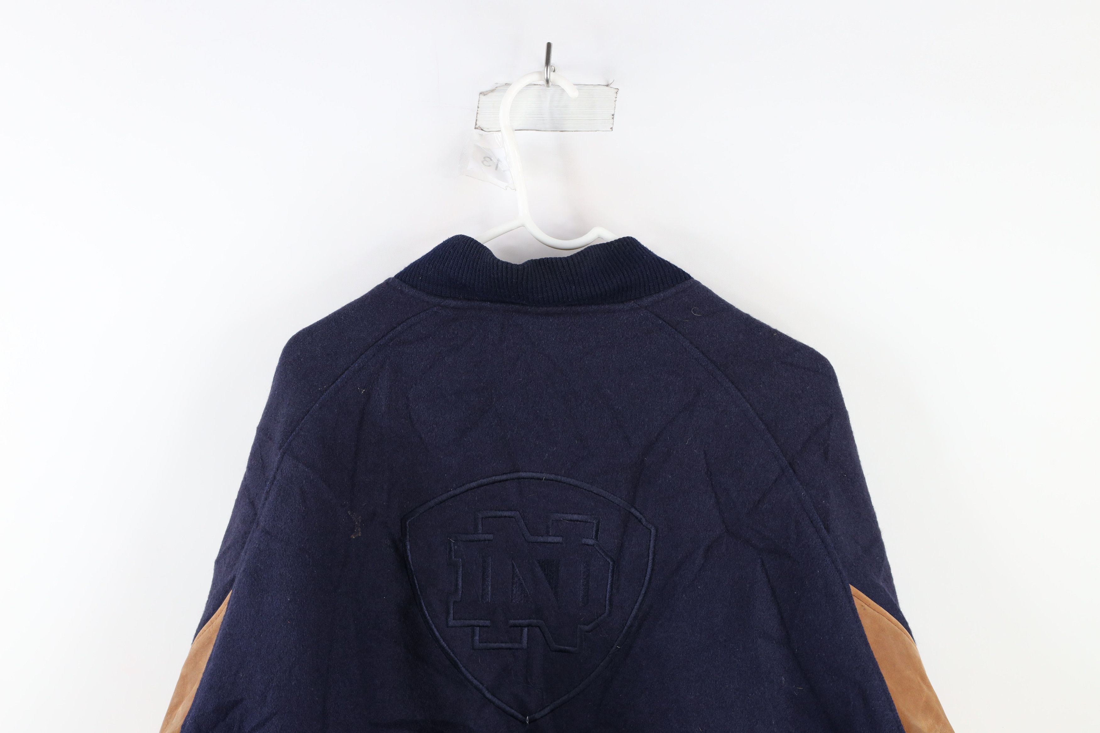 Vintage Vintage Adidas Dame University Wool Leather Varsity Jacket Size US L / EU 52-54 / 3 - 16 Thumbnail