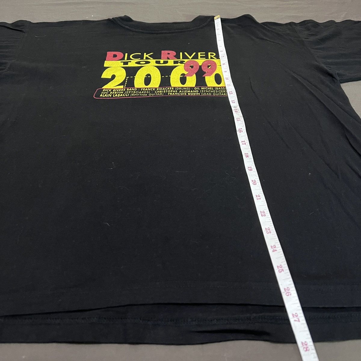 Band Tees × Vintage Vintage Dick Rivers Connexion Tour Promo Tee XL Size US XL / EU 56 / 4 - 7 Thumbnail