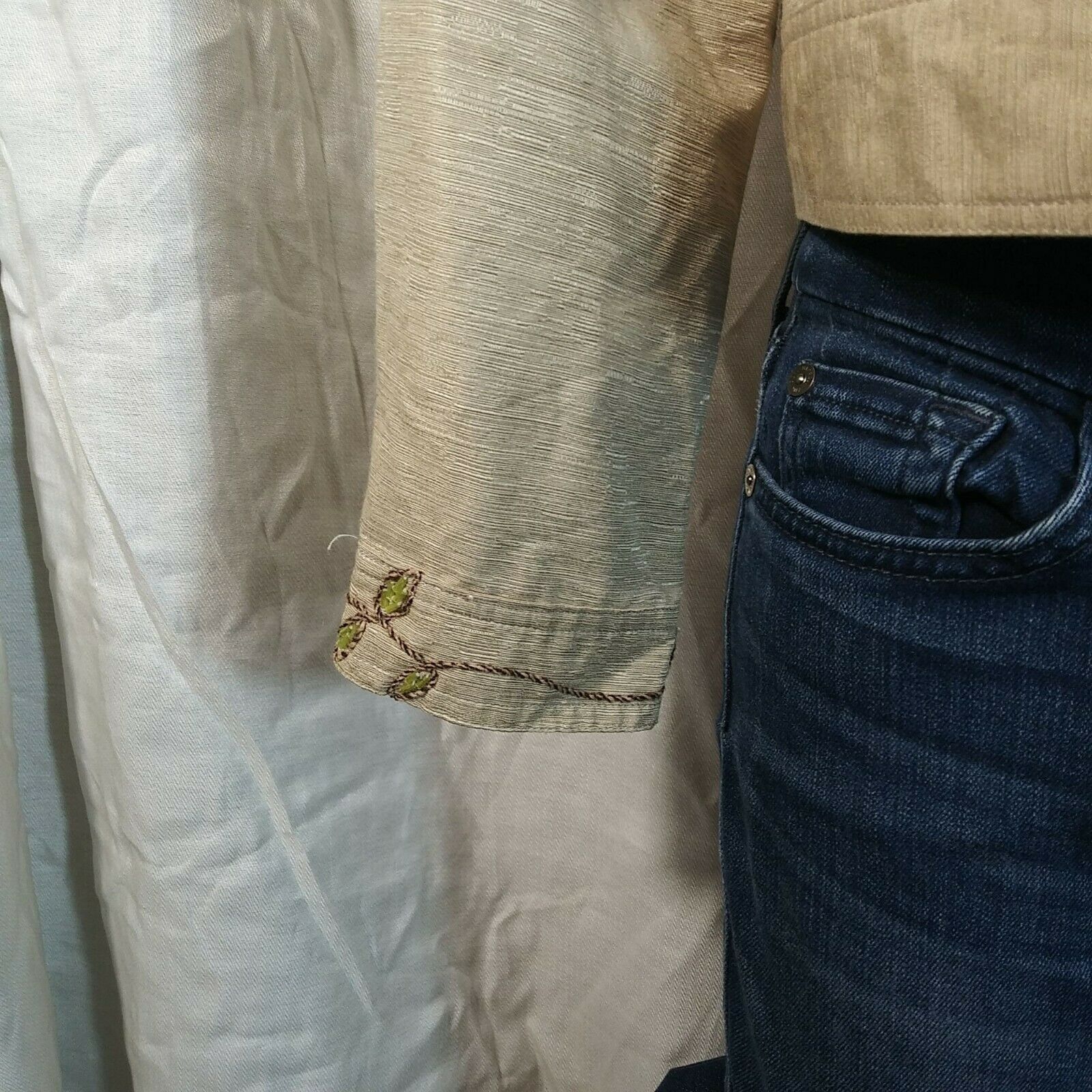 Vintage Petite Sophisticate Lightweight Jacket - Beaded - Small Size S / US 4 / IT 40 - 7 Thumbnail