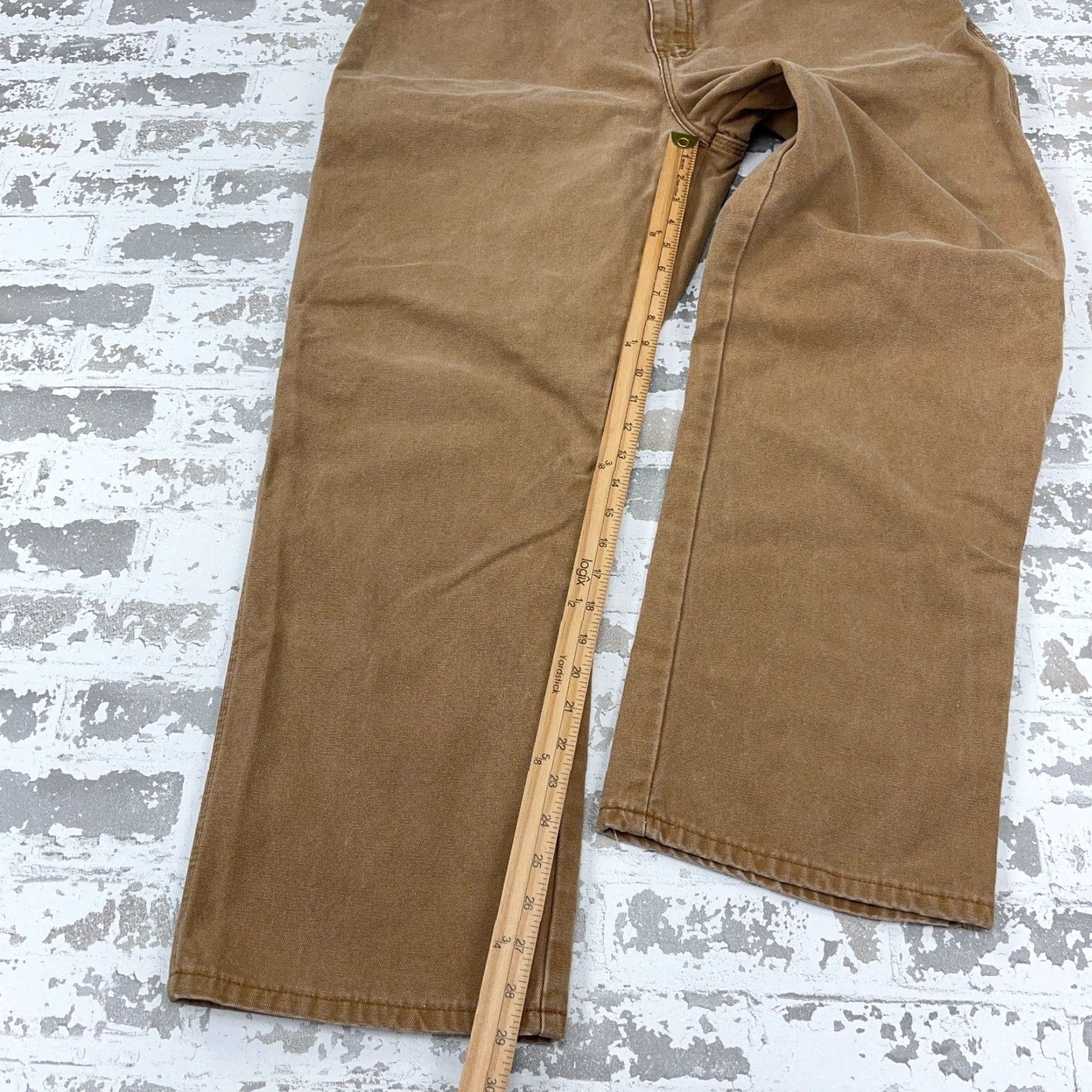 Dickies Dickies Pants Men 40x30 Brown Carpenter Pants Duck Canvas Work Wear VTG Y2K Size US 40 / EU 56 - 7 Thumbnail