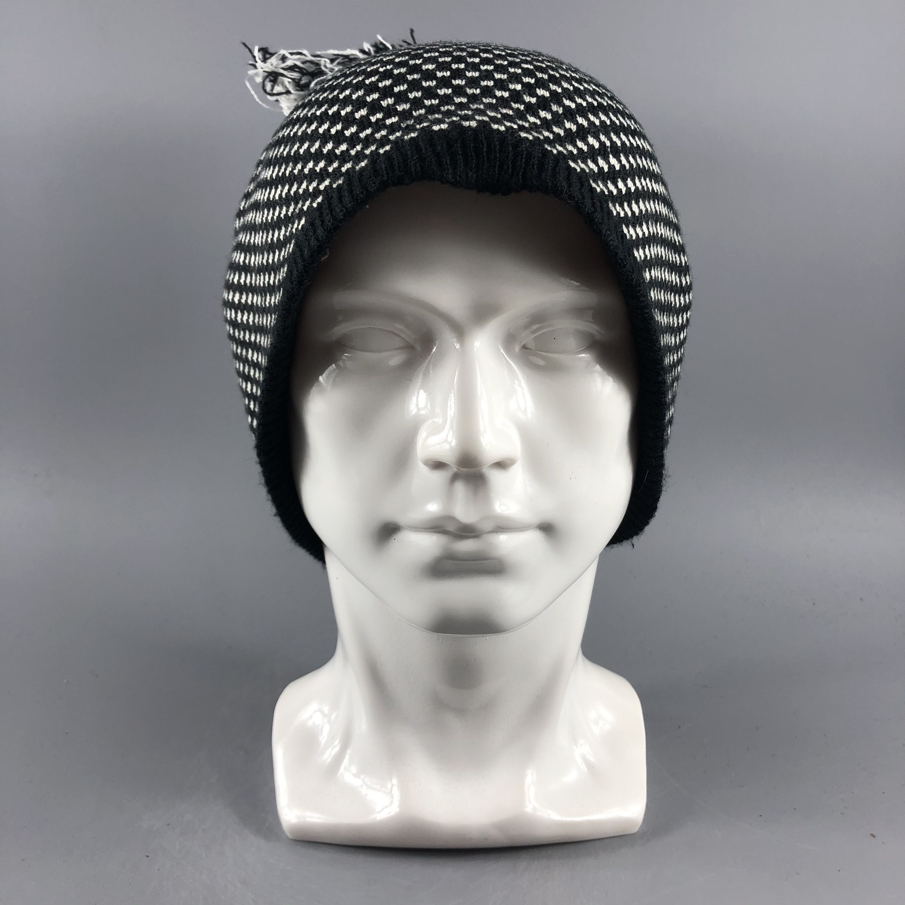 Other × Vintage Unknown Basic Beanie Snow Hat Snow Cap -D049 Size ONE SIZE - 7 Thumbnail