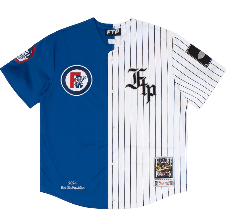 Fuck The Population FTP Rivals Baseball Jersey Royal 2XL Size US XXL / EU 58 / 5 - 1 Thumbnail