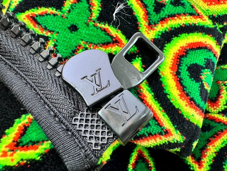 Louis Vuitton Louis Vuitton Jamaican Color Flocked Full Print Jacket Size US L / EU 52-54 / 3 - 3 Thumbnail