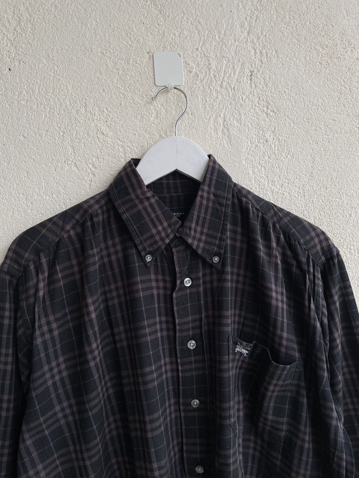 Burberry Vintage burberry black novacheck shirt Size US XL / EU 56 / 4 - 2 Thumbnail