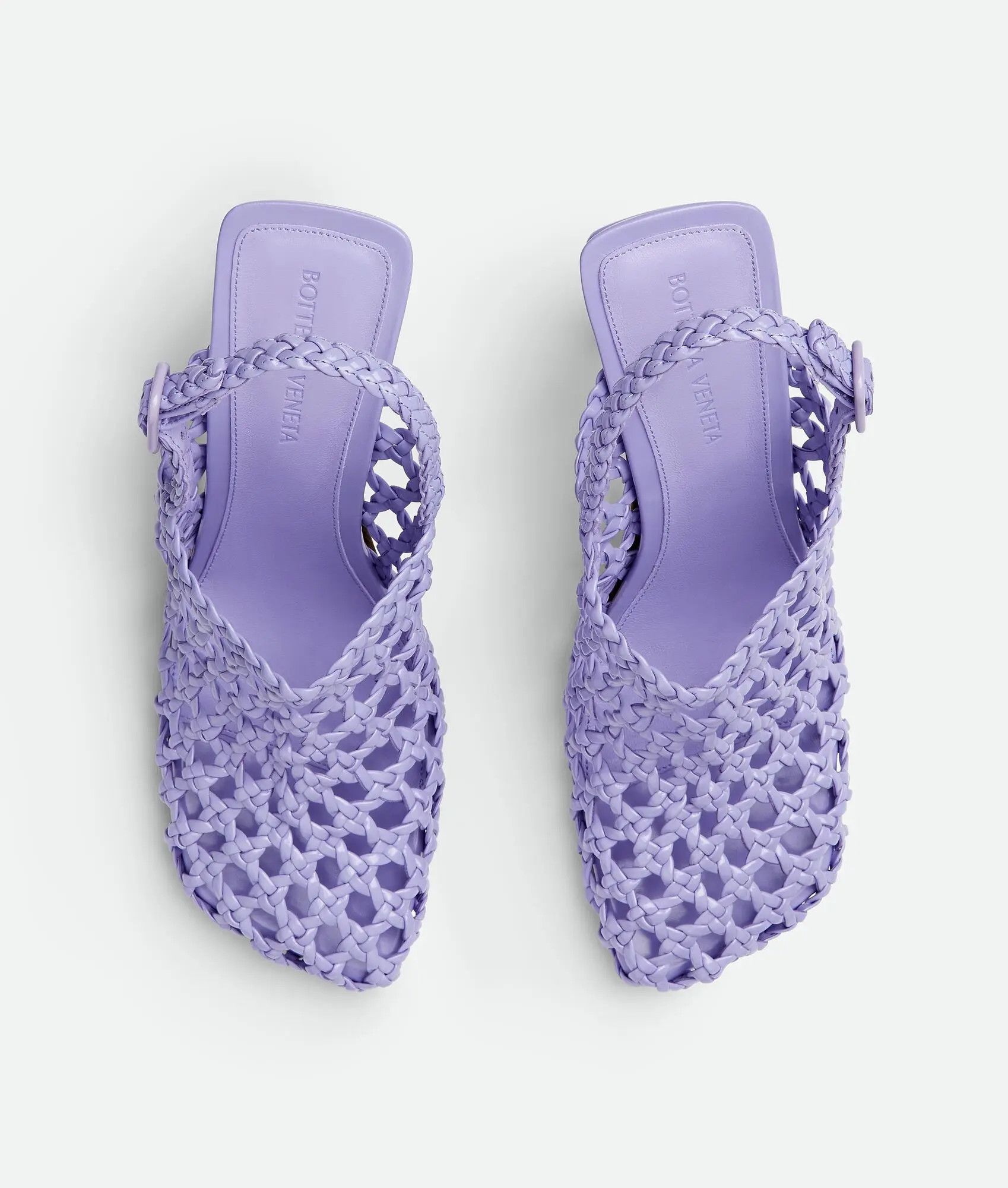Bottega Veneta o1s1rm0126 Jimbo Slingback Pumps in Purple Size US 9 / IT 39 - 4 Thumbnail