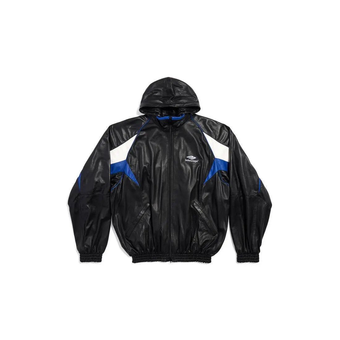 Balenciaga o1s1rm1225 3B Sports Icon Tracksuit Jacket in Black Size US S / EU 44-46 / 1 - 1 Thumbnail