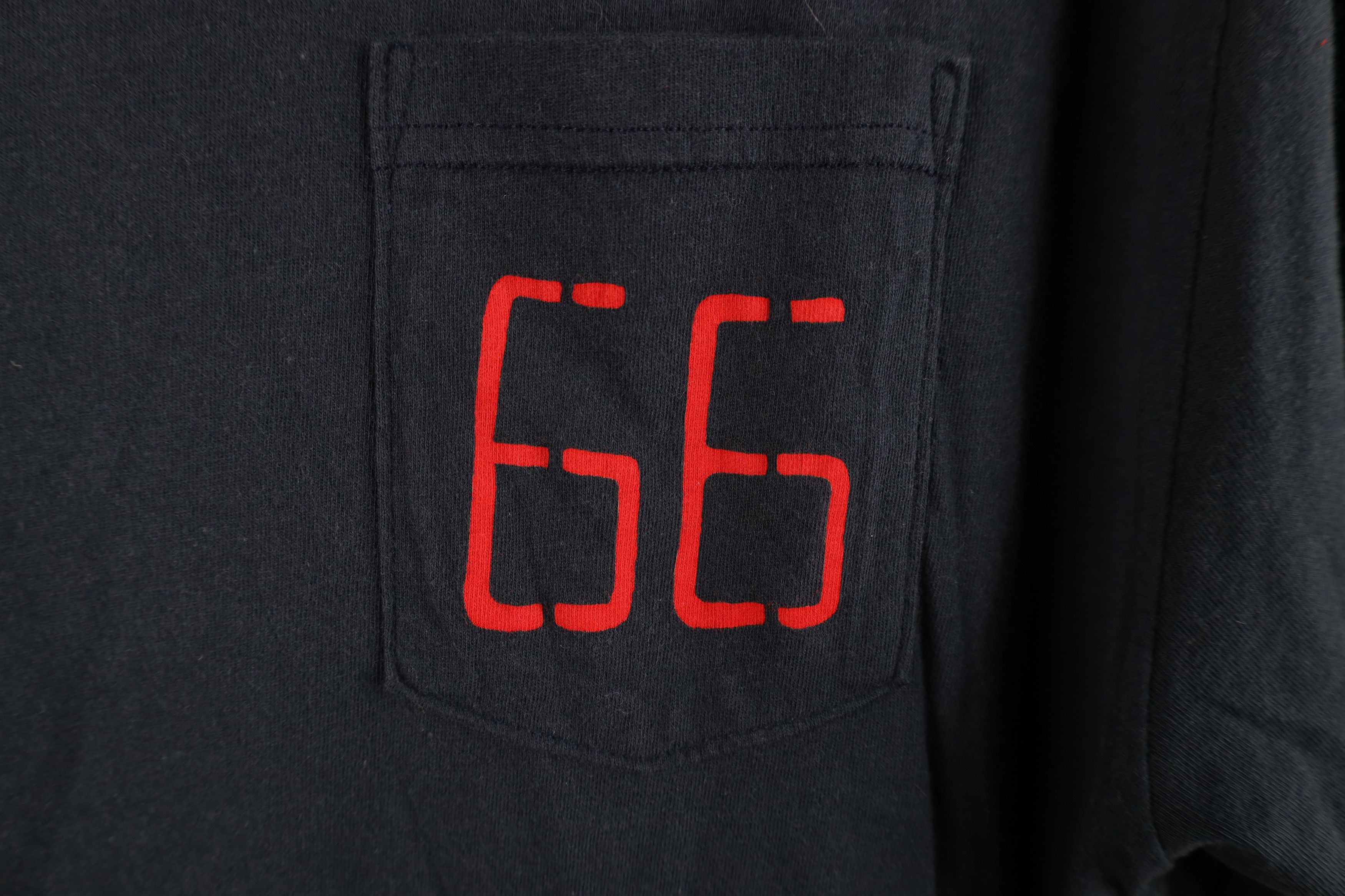 The North Face × Vintage The North Face Spell Out Short Sleeve Pocket T-Shirt Blue Size US L / EU 52-54 / 3 - 4 Thumbnail