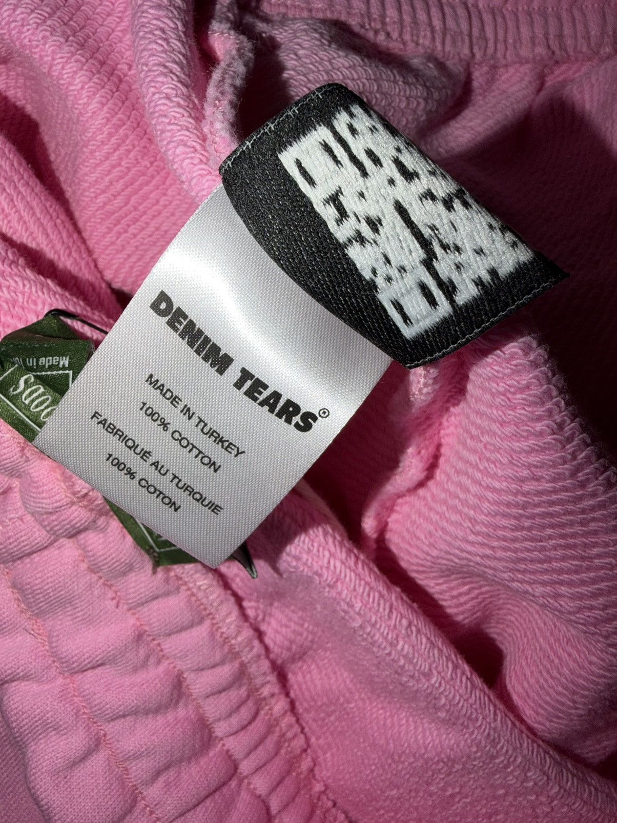 DENIM TEARS Denim Tears Cotton Wreath Sweatpants Pink Size L Size US 34 / EU 50 - 4 Thumbnail