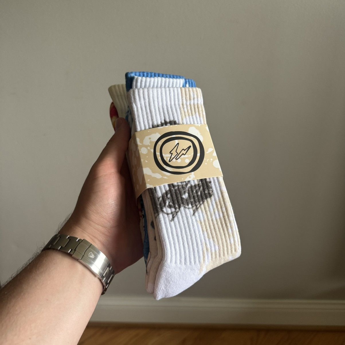 Travis Scott Travis Scott Cactus Jack for Fragment Design Socks (3 pack) Size ONE SIZE - 1 Thumbnail