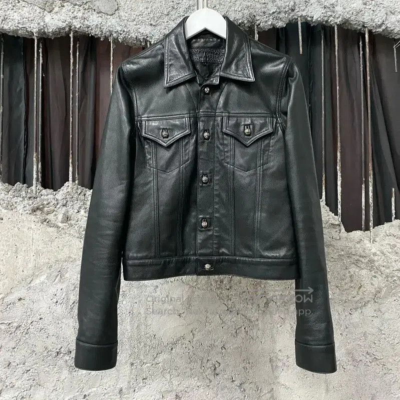 Chrome Hearts Chrome Hearts Black Leather Women's Jacket . Size S / US 4 / IT 40 - 1 Thumbnail