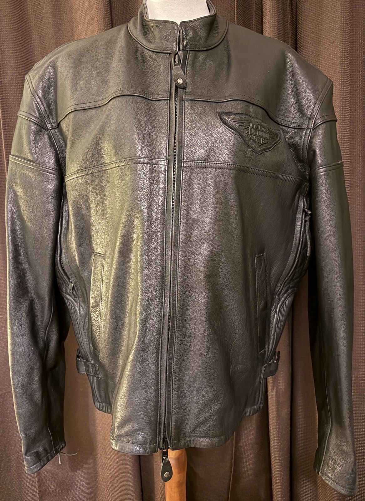 Harley Davidson Harley Davidson Men’s Leather Riding Jkt XL Removable Liner Size US XL / EU 56 / 4 - 1 Thumbnail