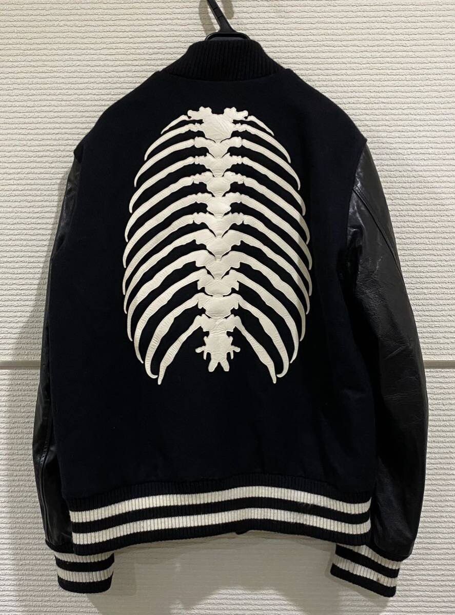 samoyedアウター OFF WHITE/DARK GREEN White And Green Wool Quilted Teddy