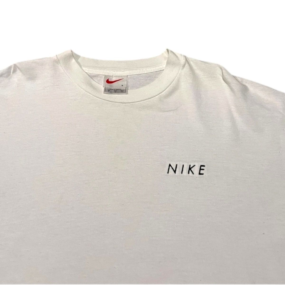 Nike Vintage Nike White Long Sleeve Size US L / EU 52-54 / 3 - 1 Thumbnail