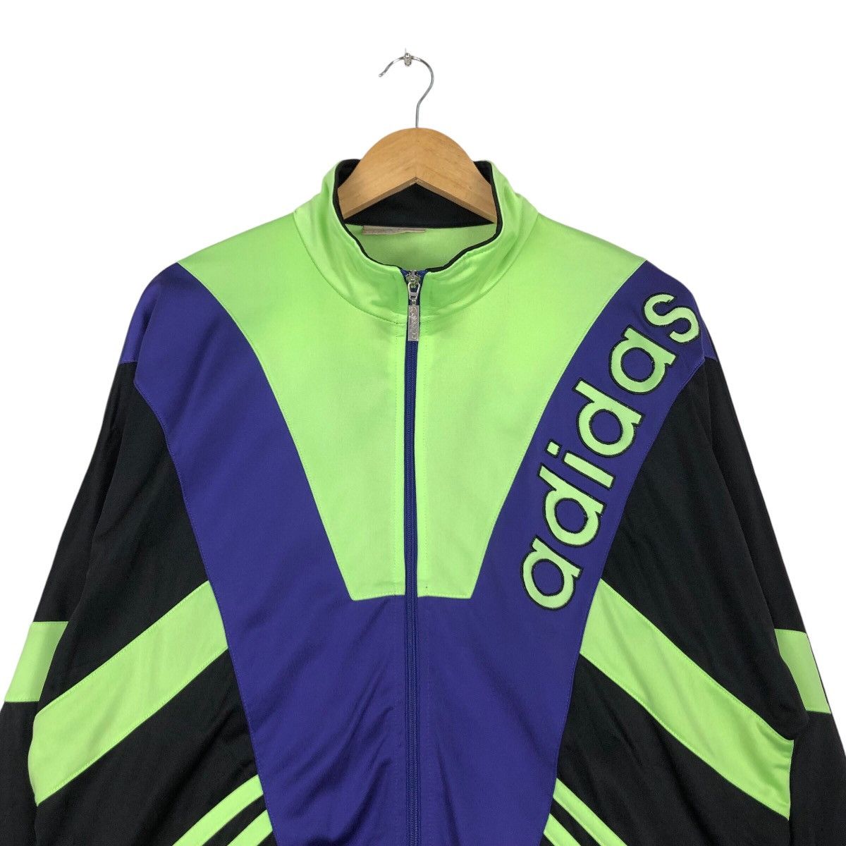 Adidas Adidas Vintage Jacket 90s Japan Production Medium Size US M / EU 48-50 / 2 - 2 Thumbnail