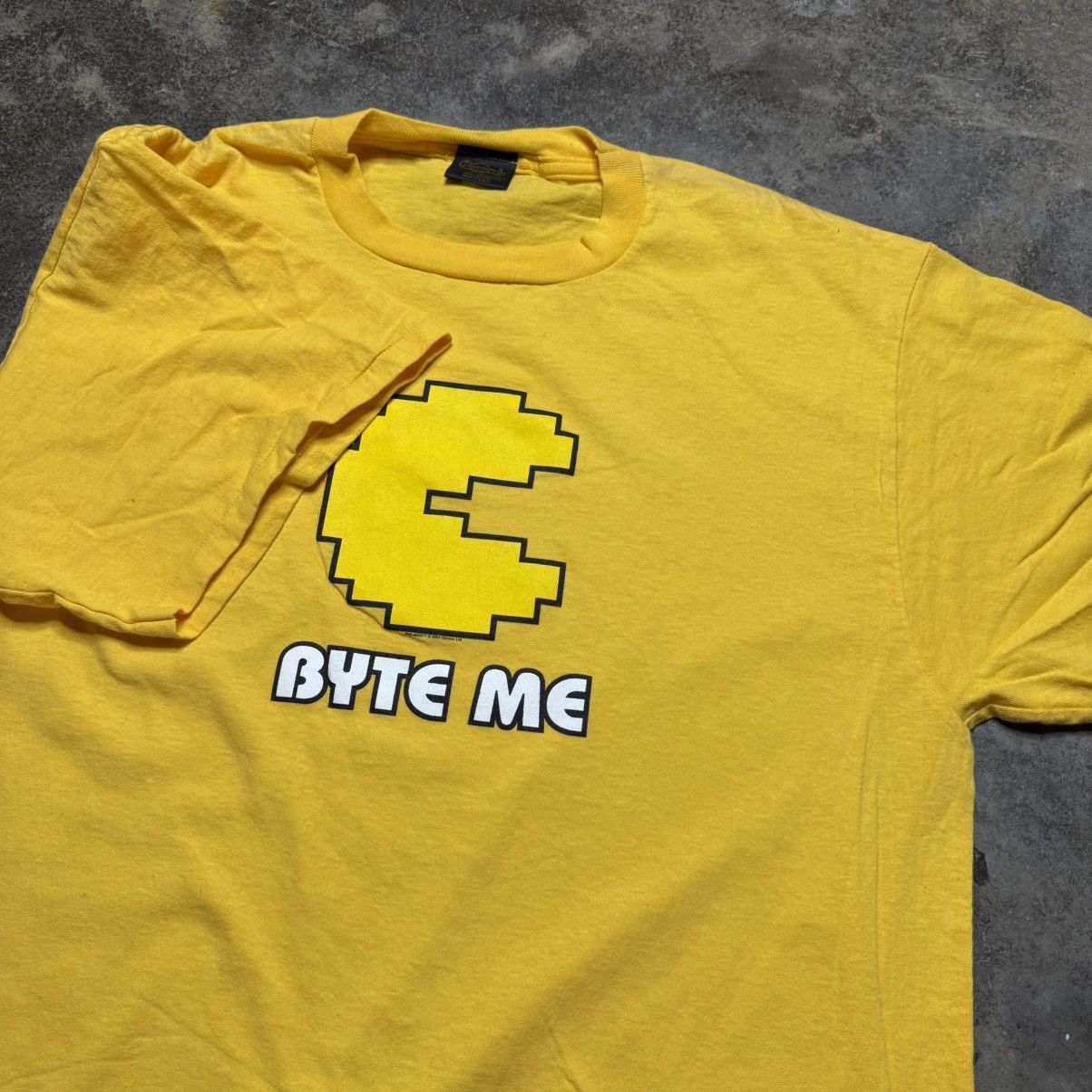 Vintage vintage pacman bite me video game baggy changes tshirt Size US XL / EU 56 / 4 - 4 Thumbnail