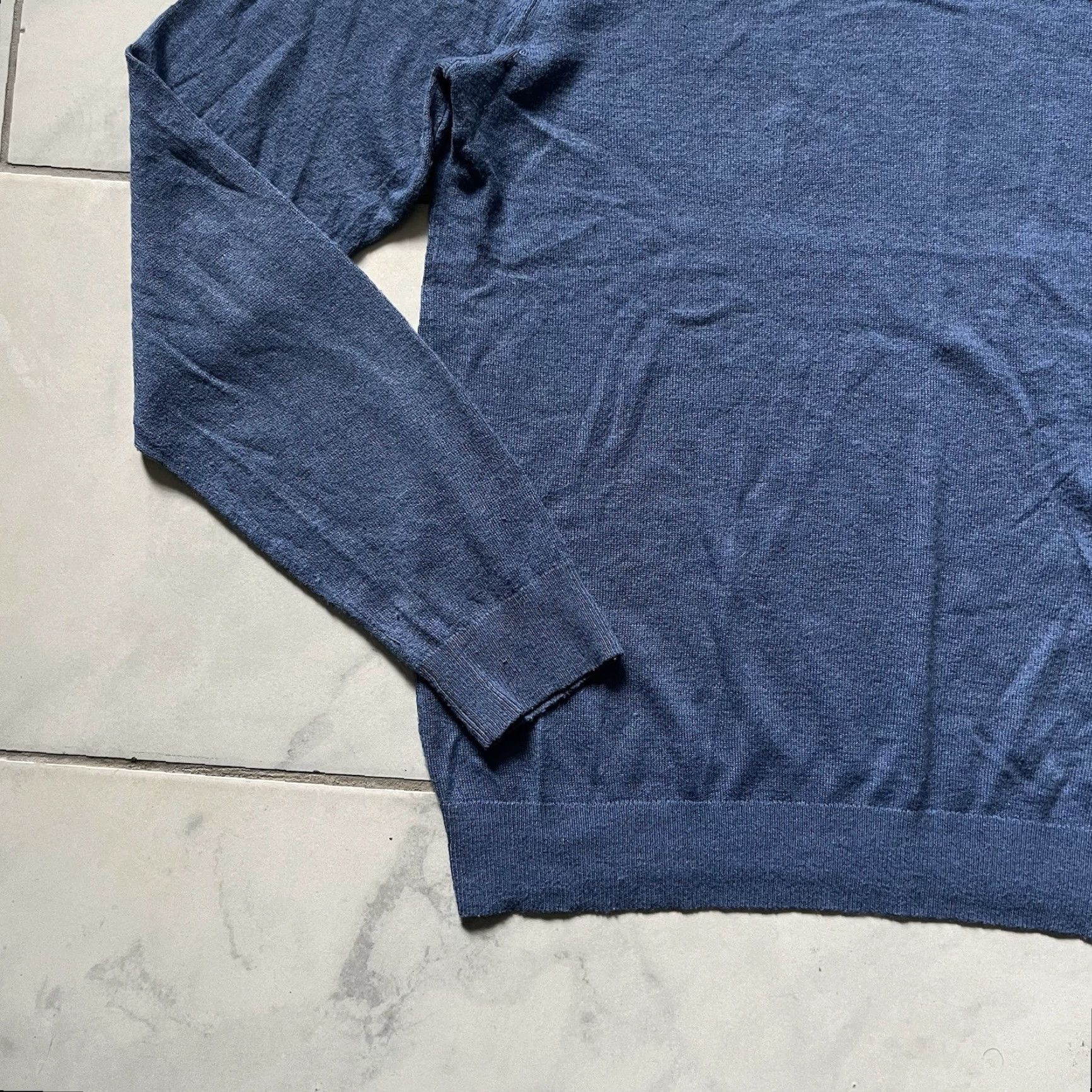 Napapijri Napapijri Sweater Mens V-Neck Blue Wool Blend Pullover Large Regular Knit Jumper Ventage? No Vintage: No Size US L / EU 52-54 / 3 - 7 Thumbnail