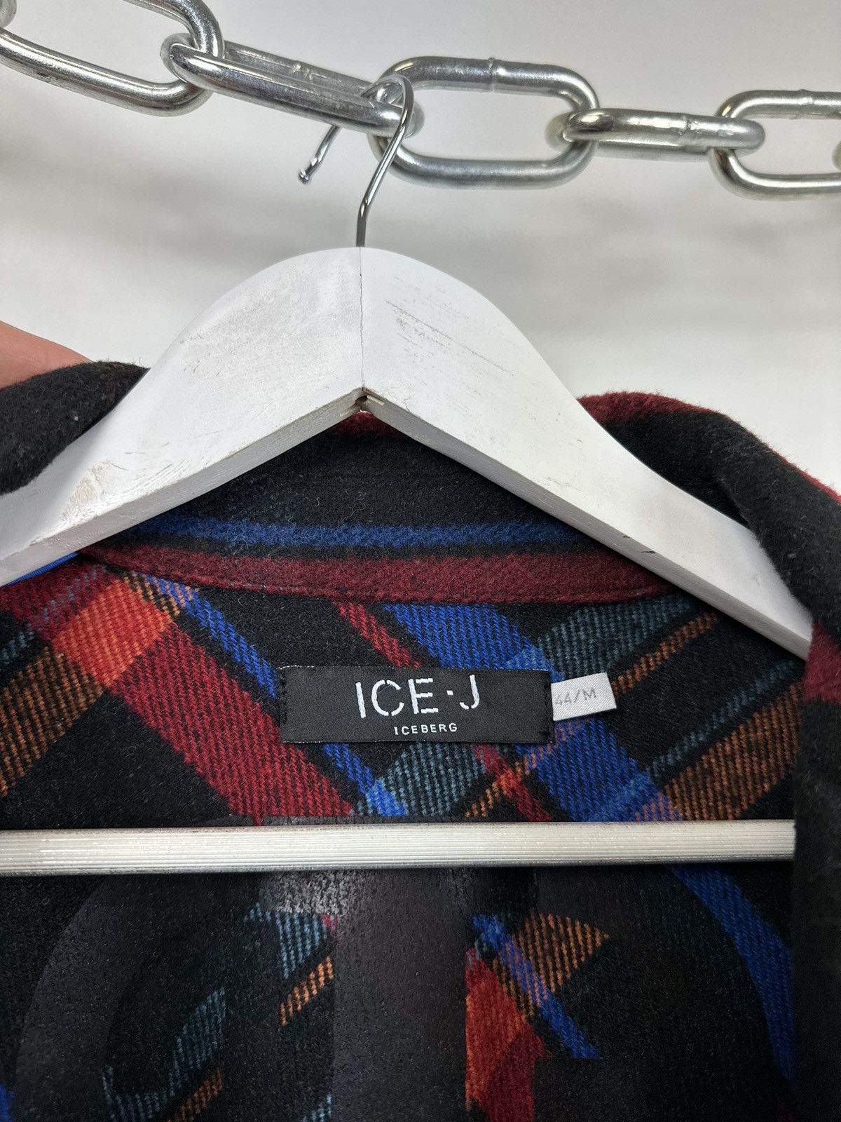 Iceberg Vintage 90s Iceberg Checkered Luxury Designer Blazer Jacket Size M / US 6-8 / IT 42-44 - 13 Thumbnail