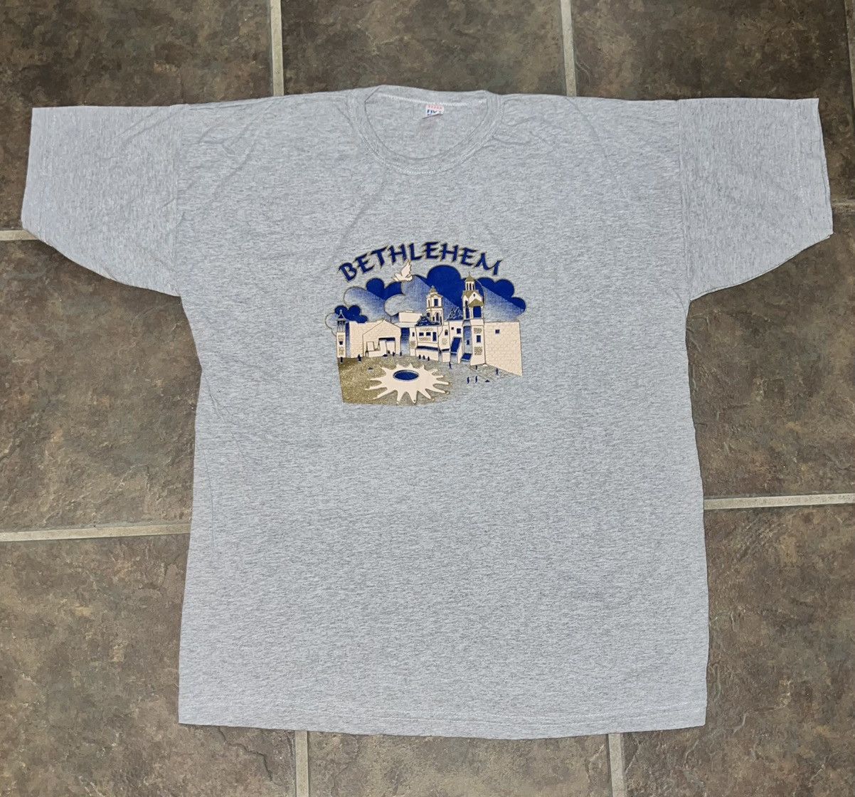Vintage VINTAGE BETHLEHEM T-SHIRT Size US XXL / EU 58 / 5 - 11 Thumbnail